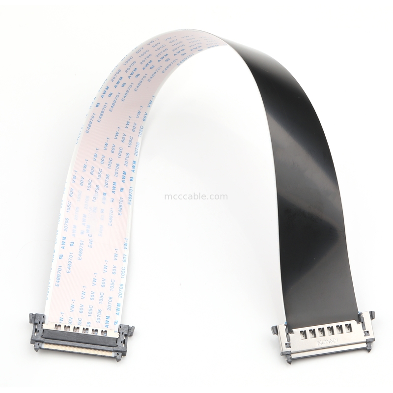 كابل LVDS EDP كابل LCD FFC FPC FI-RE51HL CONN رابط كابل محوري OEM / ODM