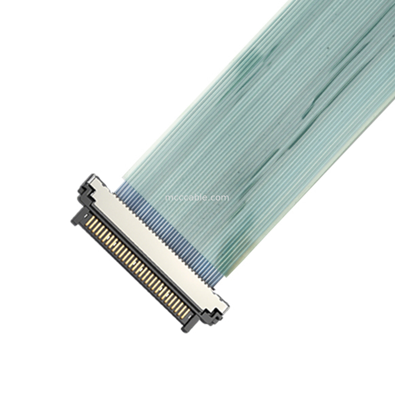 0.4mm USL20-30SS-050BH Micro Coax Cable Assembly EMI-Shielded For Nuclear Plant Inspection Bots