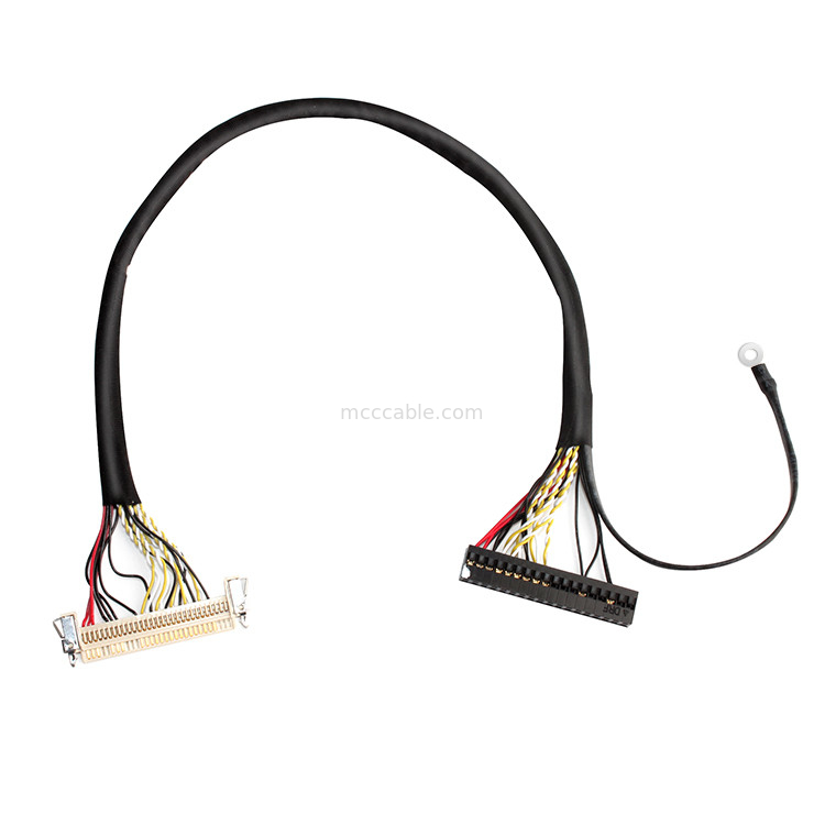 30 دبوس LVDS كابل الجمعية ، 51 دبوس FI X30HL-B كابل Lvds للوحة LCD
