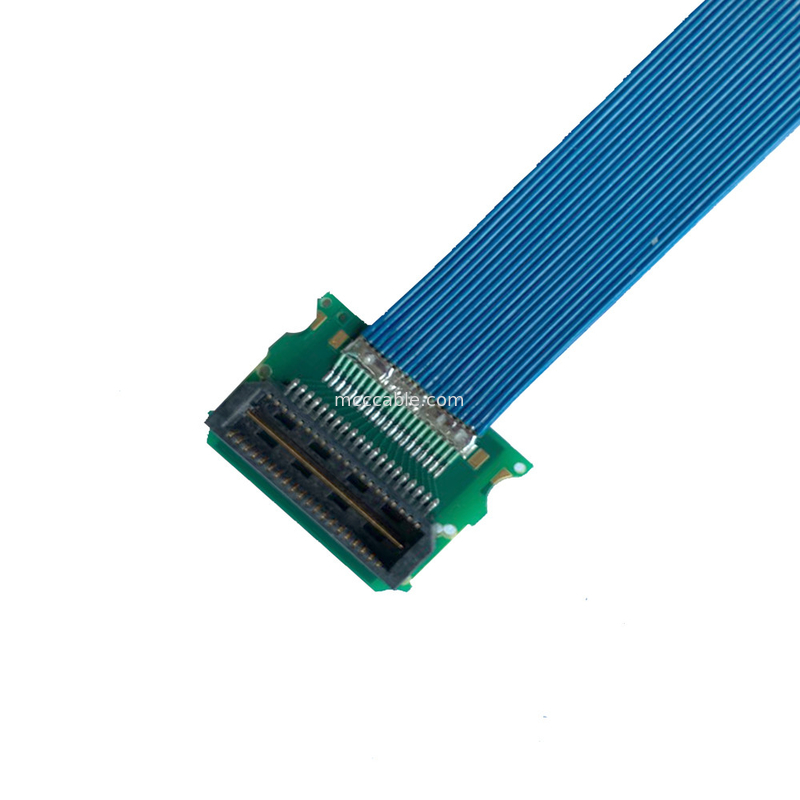 0.50 مم مخصص QSH 030 01 F D موصل شاشة lvds لكابل Samtec عالي السرعة