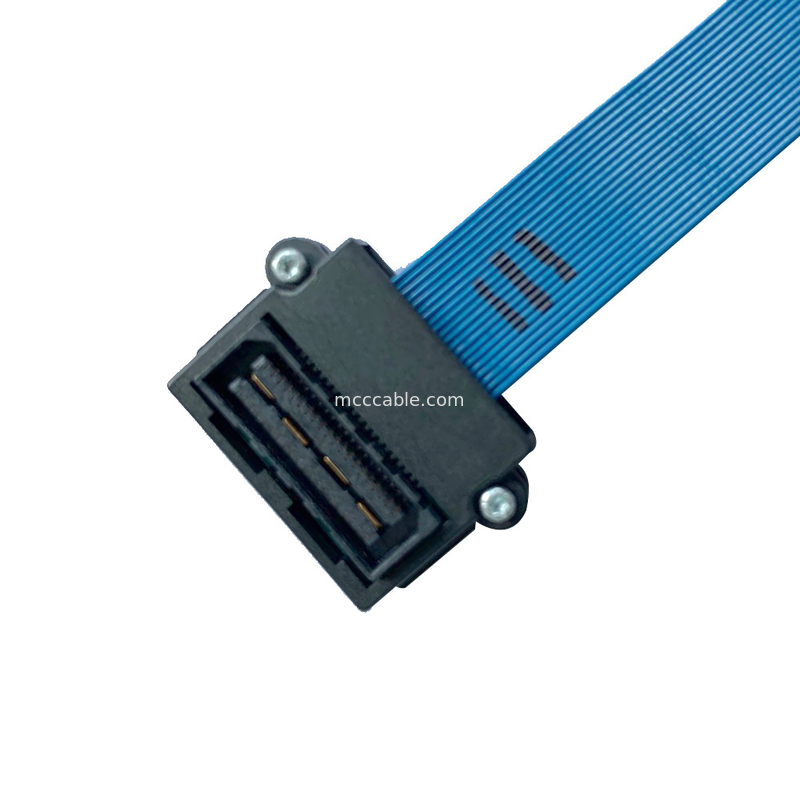 0.50 مم مخصص QSH 030 01 F D موصل شاشة lvds لكابل Samtec عالي السرعة