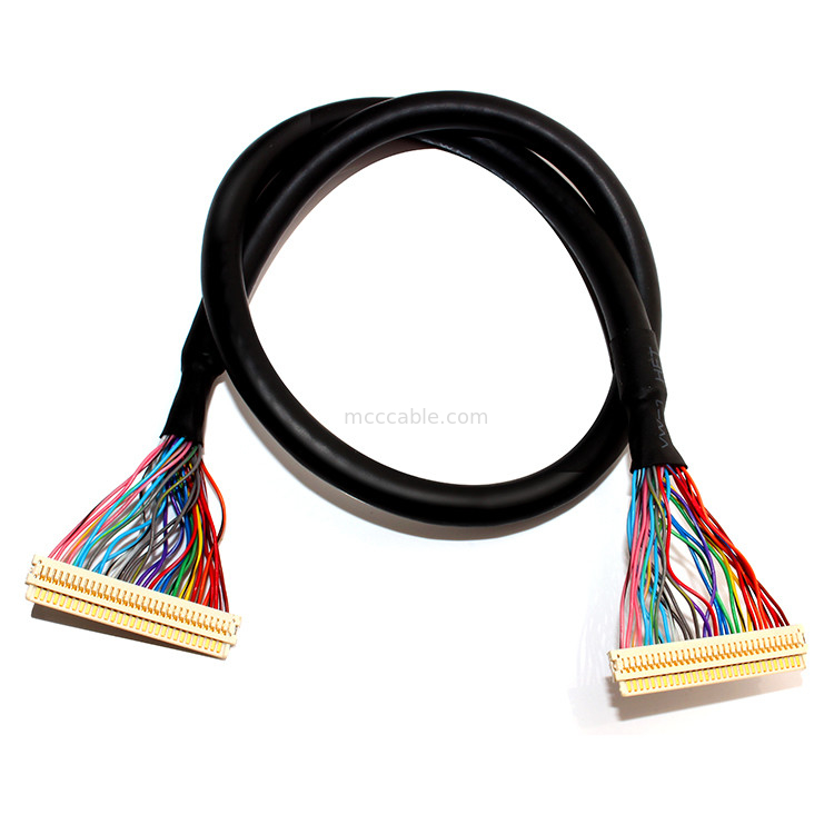 تمديد الجمعية كابل  30PIN LVDS ، Df19-30s إلى Df19-30s سلك منفصل Lvds كابل