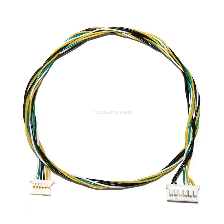JST PHR-6 2.0MM 6 PIN إلى MOLEX 51146-0600 1.25MM 6 PIN سلك تسخير كابل الإضاءة الخلفية LED