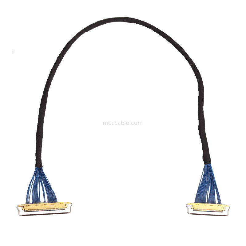 44AWG SGC LVDS EDP Cable  0.5mm Pitch 20453-330t-13 إلى 20453-340t-13