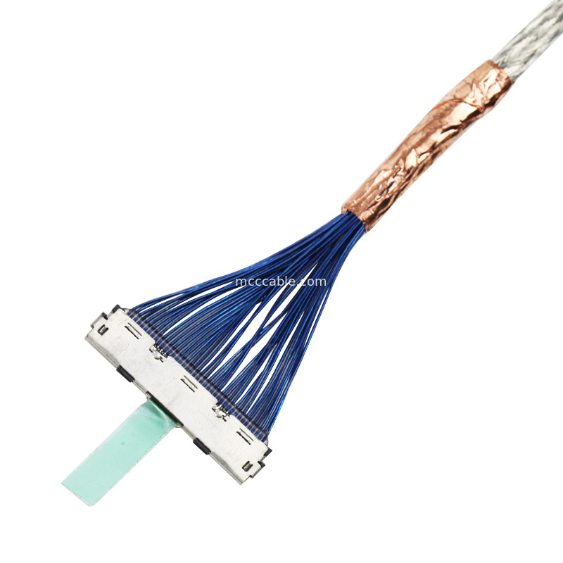 LVDS LCD Display Edp Cable Assembly  DF80-40P-0.5SD موصل عرض lvds