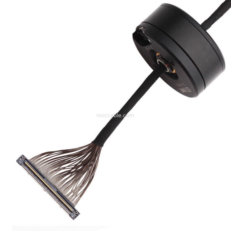 DF36C-50P-0.4SD إلى DC-2813C Lvds Edp Cable Assembly 46AWG لـ Gimbal