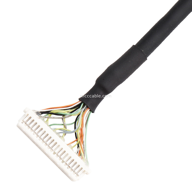 0.5 مم الملعب ACES 50204-040 1 1-002 إلى JST SHDR-40V-SB LVDS كابل الجمعية