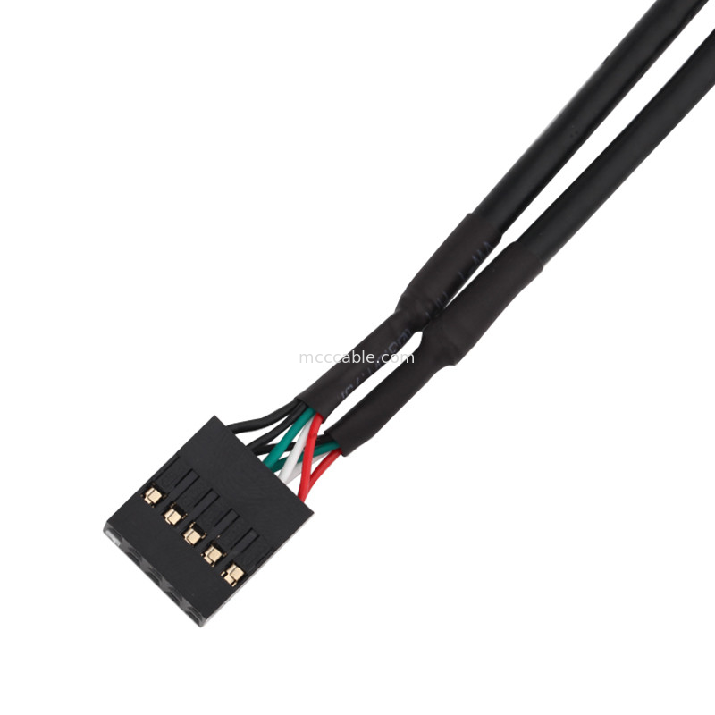 28AWG LED تجميع كابل تسخير JST PHR-5P إلى SH1.0 5P 1.0mm الملعب