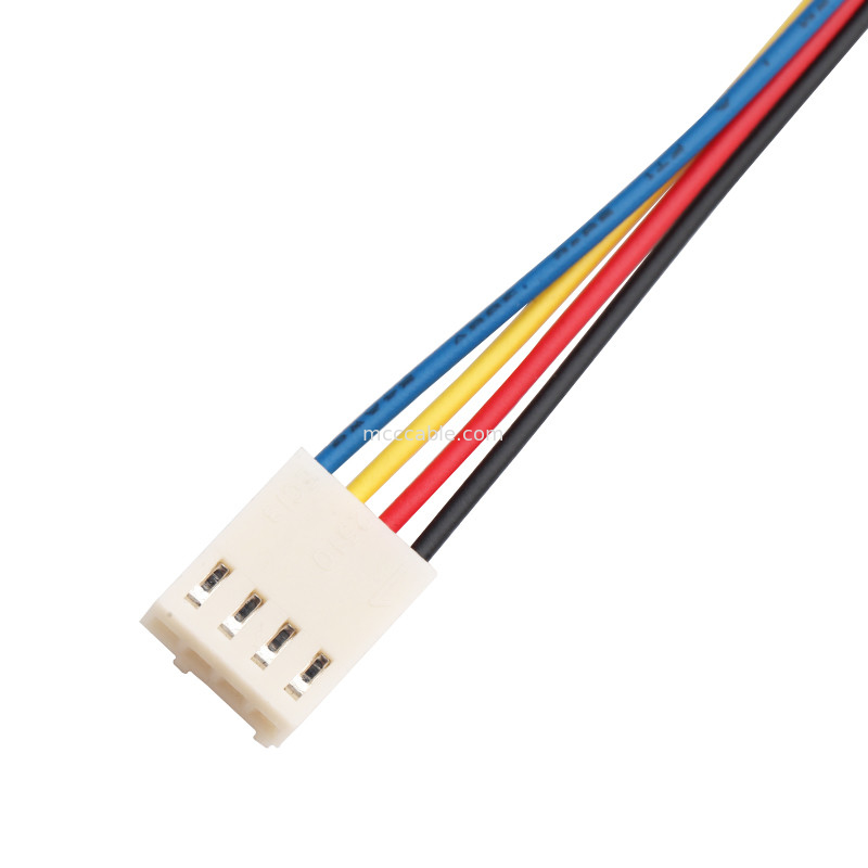 JST JH 2.5mm 4 Pin Molex 4 Wire Fan Y Cable Assembly lvds 4 pin موصل كابل