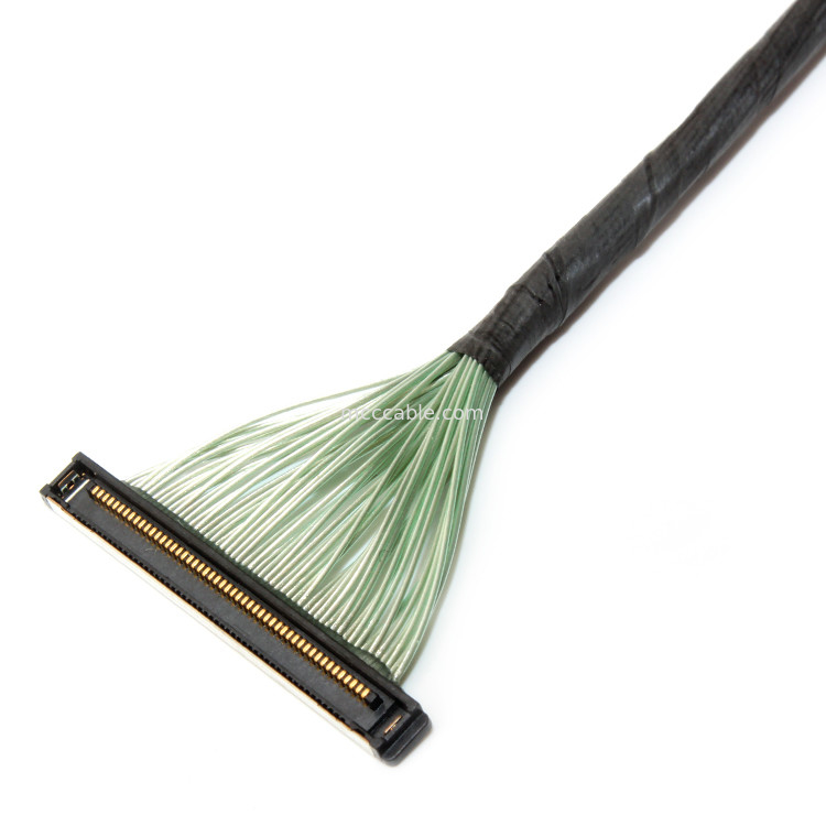 50 Pin 20380-R30T-06 LVDS EDP مجموعة الكابلات المتكافئة الدقيقة 50P