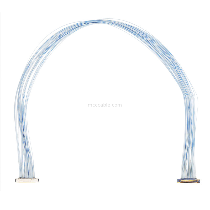0.25mm الملعب KEL XSLS20-30 مجموعة الكابلات المحورية الصغيرة لكاميرا المراقبة