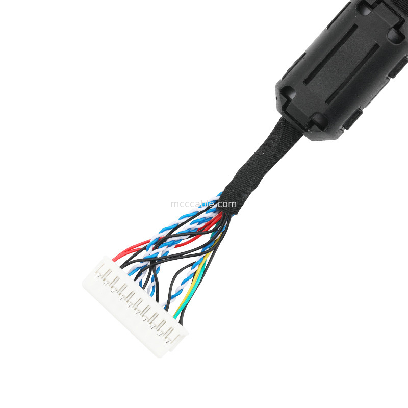 مجموعة كبل LVDS EDP JST PHDR-20V إلى كابل موصل JAE FI-S20S lvds