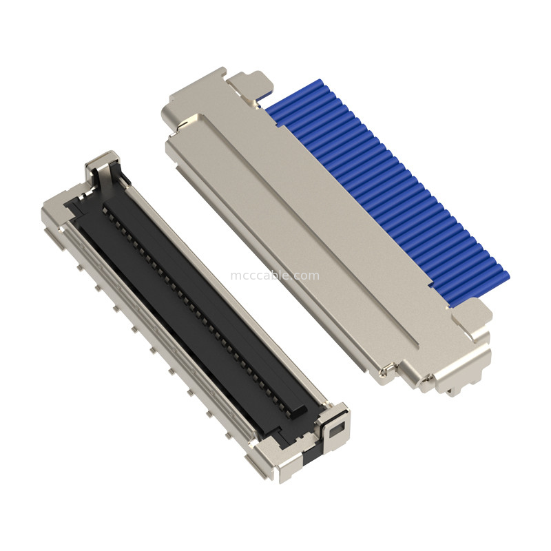 كابل ميكرو كوكس 30P 20878-030T-01 كابل LVDS الميكرو كوكسي مع الدرع الإلكتروني والقفل الميكانيكي