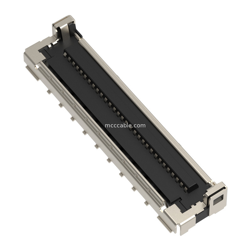 كابل ميكرو كوكس 30P 20878-030T-01 كابل LVDS الميكرو كوكسي مع الدرع الإلكتروني والقفل الميكانيكي