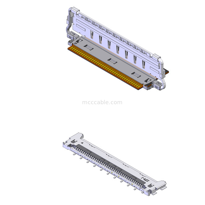 20856-030T-01 0.4mm Pitch 30P الكابل المكافئ المجهري التجميع الكابل الاتصال الاتجاه الأفقي