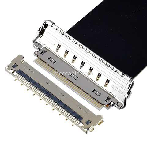20856-030T-01 0.4mm Pitch 30P الكابل المكافئ المجهري التجميع الكابل الاتصال الاتجاه الأفقي