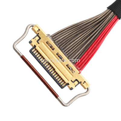 UL EDP LVDS كابل محوري 0.4mm Pitch 20633-220T-01S 20 Pin الطول المخصص