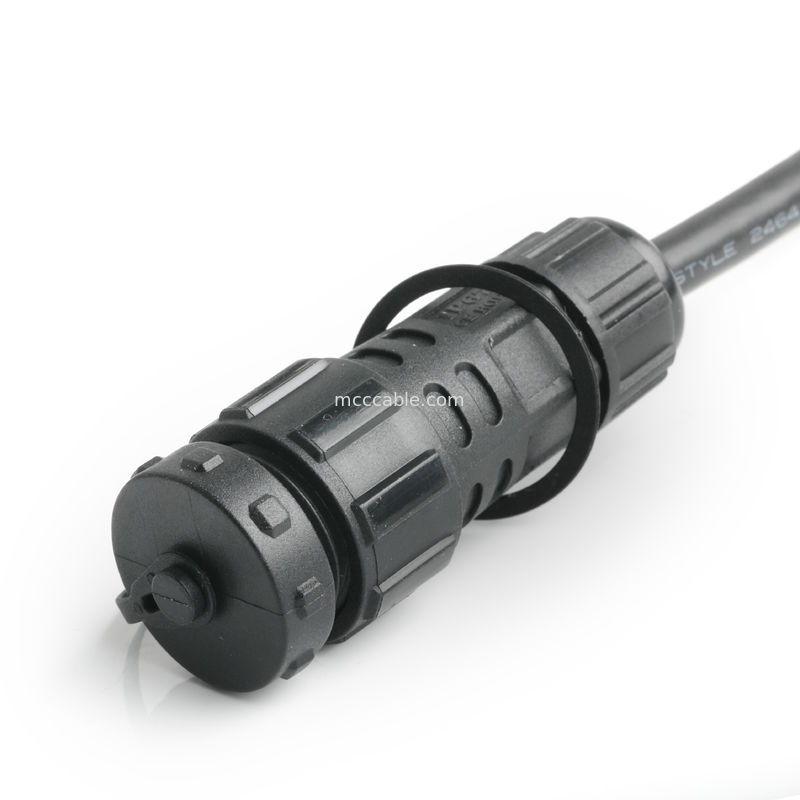 IP67 رابط مقاوم للماء M16 الإناث إلى SH1.0 9P UL 2464 28AWG*4PR+AEB كابل ROHS