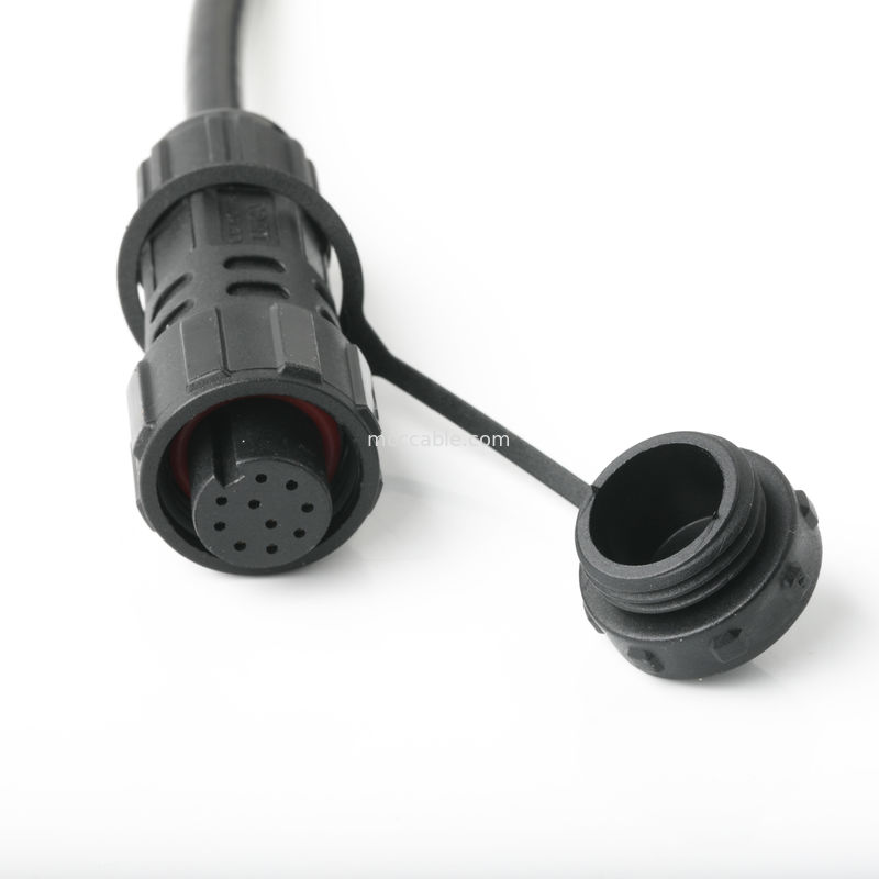 IP67 رابط مقاوم للماء M16 الإناث إلى SH1.0 9P UL 2464 28AWG*4PR+AEB كابل ROHS