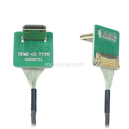محولات الموصولات ®-VS 20525-020E-02 إلى 0.4mm Pitch Hd Hdmi Adapter Type mini Hdmi-C حسب الطلب
