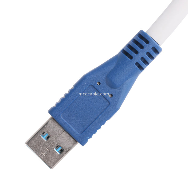 5 جيجابايت في الثانية Micro B To Usb 3.0 طول الكابل تخصيص اللون الأزرق ROHS