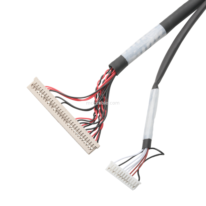 تطبيقات السيارات JAE FI-X30HL 30P إلى DF14-30P و MOLEX 51021-1200 12Pin وصلات الكابلات المشتركة OEM / ODM