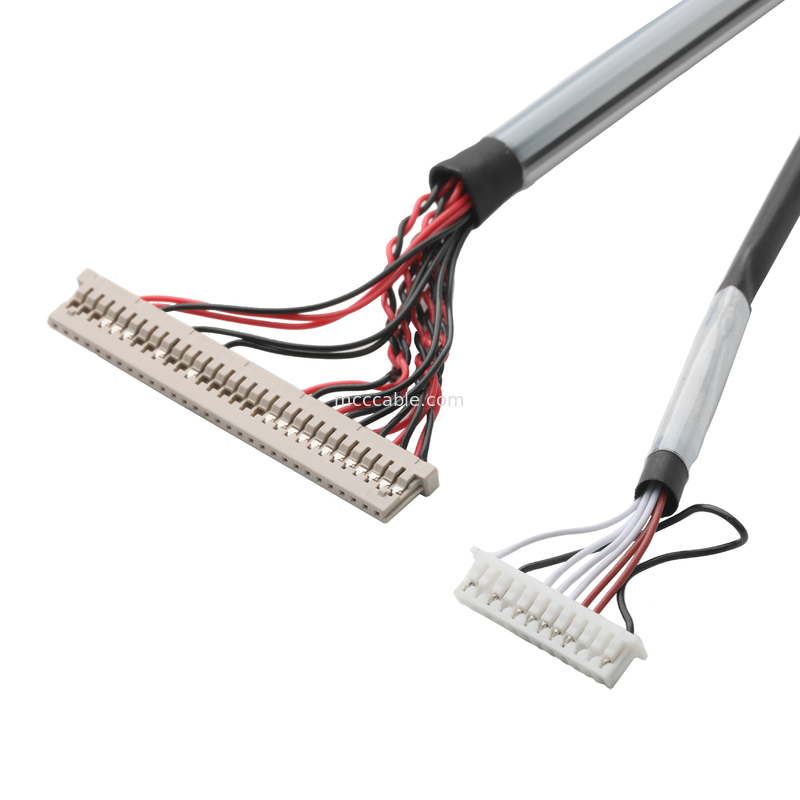 تطبيقات السيارات JAE FI-X30HL 30P إلى DF14-30P و MOLEX 51021-1200 12Pin وصلات الكابلات المشتركة OEM / ODM