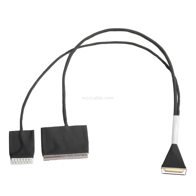 مجموعة الكابلات الميكرو كواكسيال 20453-230T إلى DF14-30P و JST EH-7P 30P 0.5mm Pitch OEM / ODM