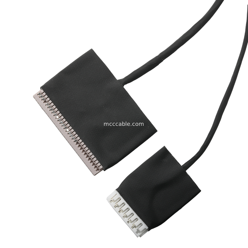 مجموعة الكابلات الميكرو كواكسيال 20453-230T إلى DF14-30P و JST EH-7P 30P 0.5mm Pitch OEM / ODM