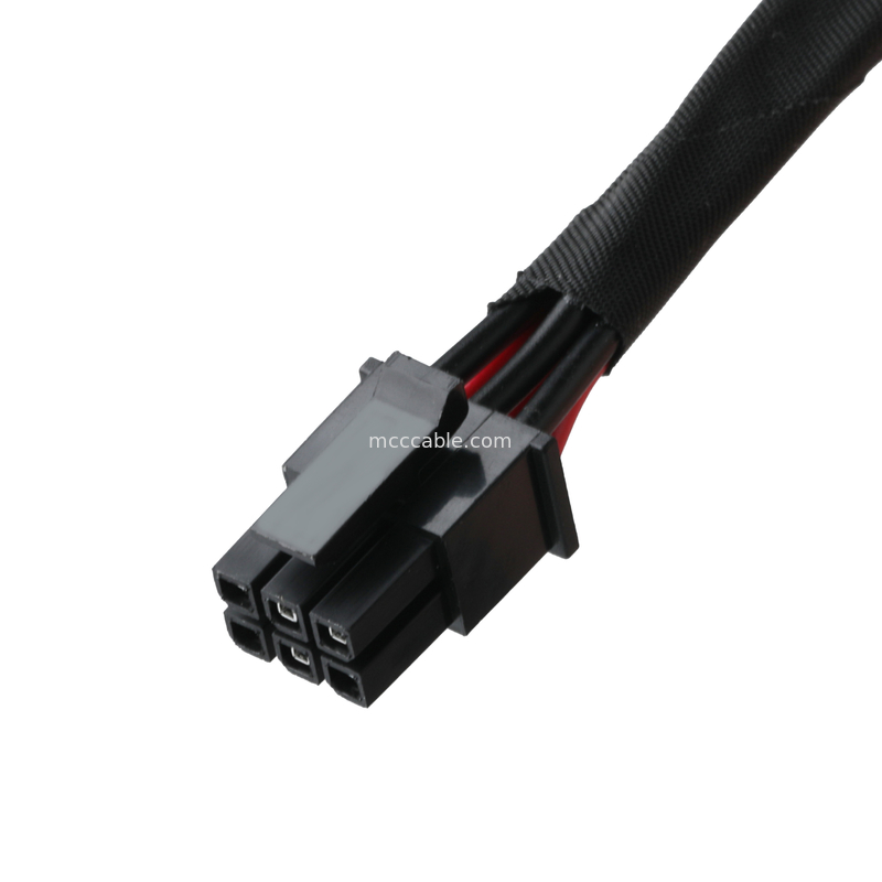 TER MOLEX 430250610 6Pin إلى مجموعات كوكسية مخصصة سلاسل السلك لجهاز الطاقة الكهربائية للسيارات