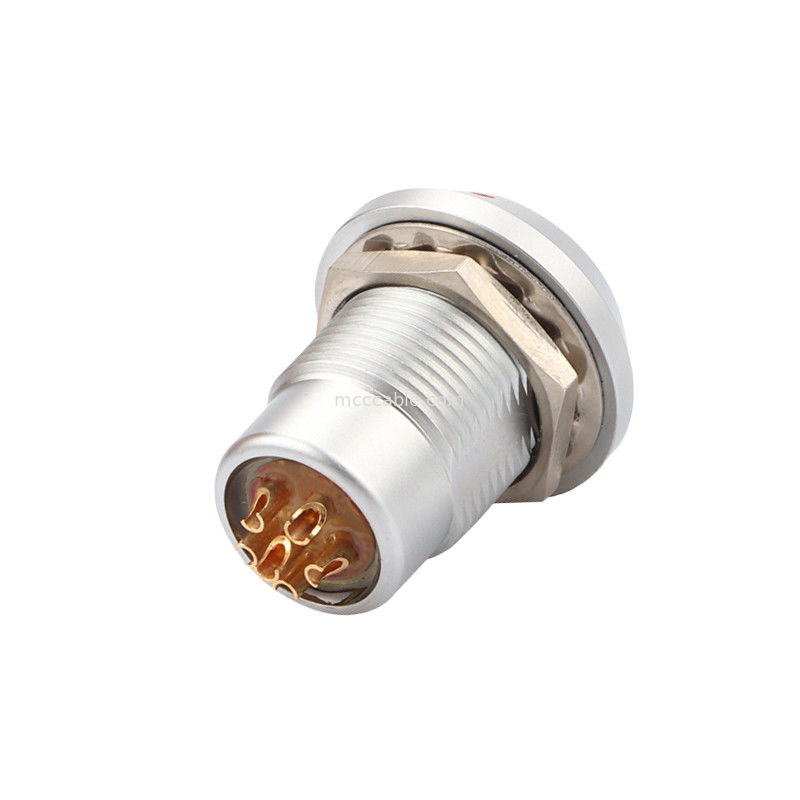 وصلة الدفع والسحب ذاتية القفل وصلات دائرية سلسلة B Z8 6Pin الإناث