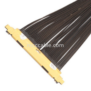 40P UL11130 46AWG مجموعة الكابلات المتكافئة الدقيقة 20531-040t-02 IDC تشكيل OEM / ODM