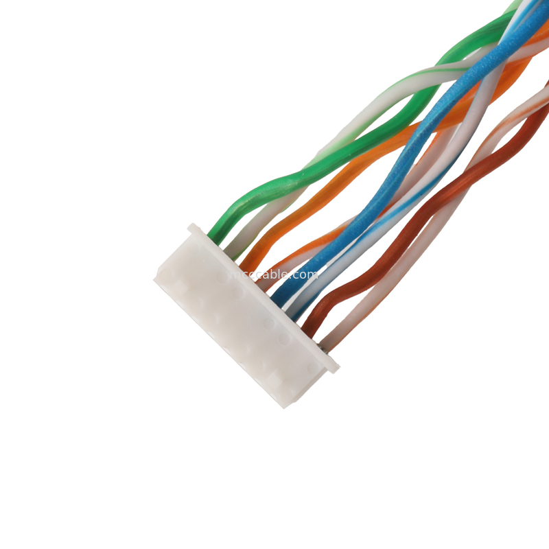 IP67 عازل المياه 8-Pin الدائري الموصول SA812/S8S مع كابل CAT5e لأنظمة الكاميرا