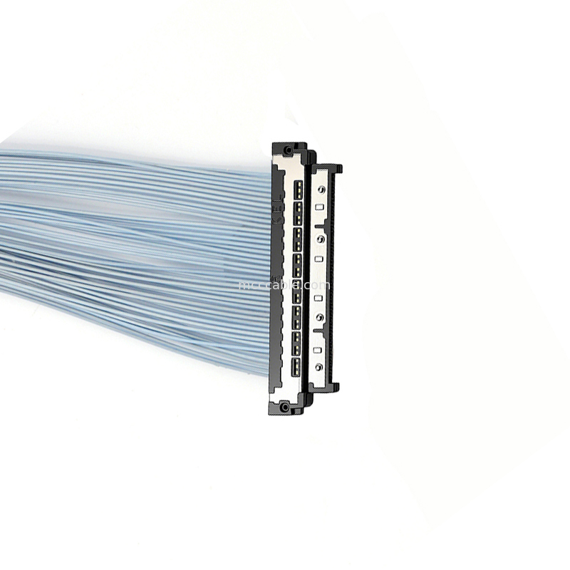 0.4mm Fine Pitch USL20-30SS-013B كابل ميكرو كوكسيال ضروري لنظم الفيديو بانورامية 360 درجة
