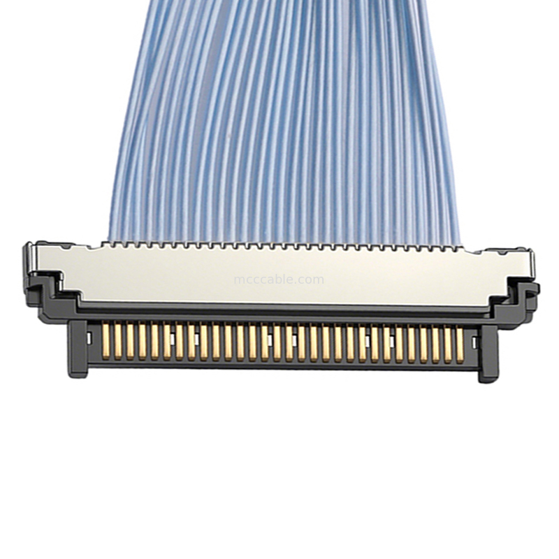 USL20-30SS-015C 0.4mm كابل ميكرو كواكسيال سلامة الإشارة عالية التردد للكاميرات 5G
