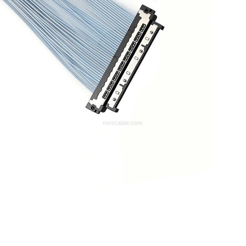 0.4 ملم نقل فيديو فائق الدقة USL20-30SS-016B كابل محوري دقيق يدعم أنظمة كاميرات 4K@60fps