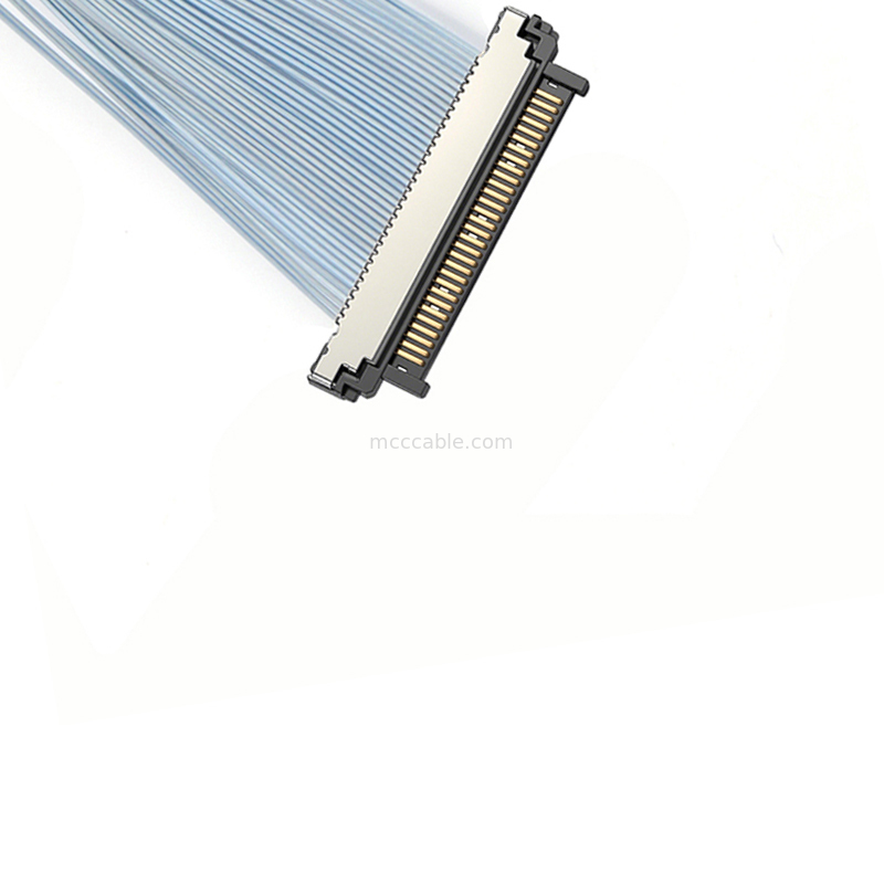 0.4 ملم نقل فيديو فائق الدقة USL20-30SS-016B كابل محوري دقيق يدعم أنظمة كاميرات 4K@60fps