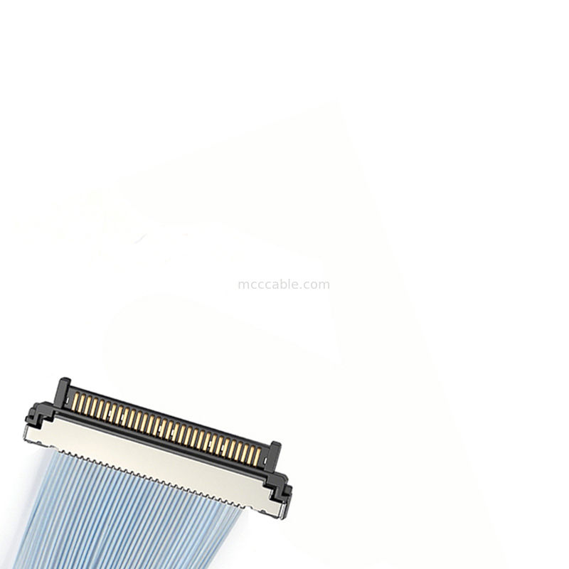 كابل محوري دقيق 0.4 مم USL20-30SS-016C مع موصل ZIF لكاميرات المراقبة عالية الدقة بدقة 8 ميجابكسل+