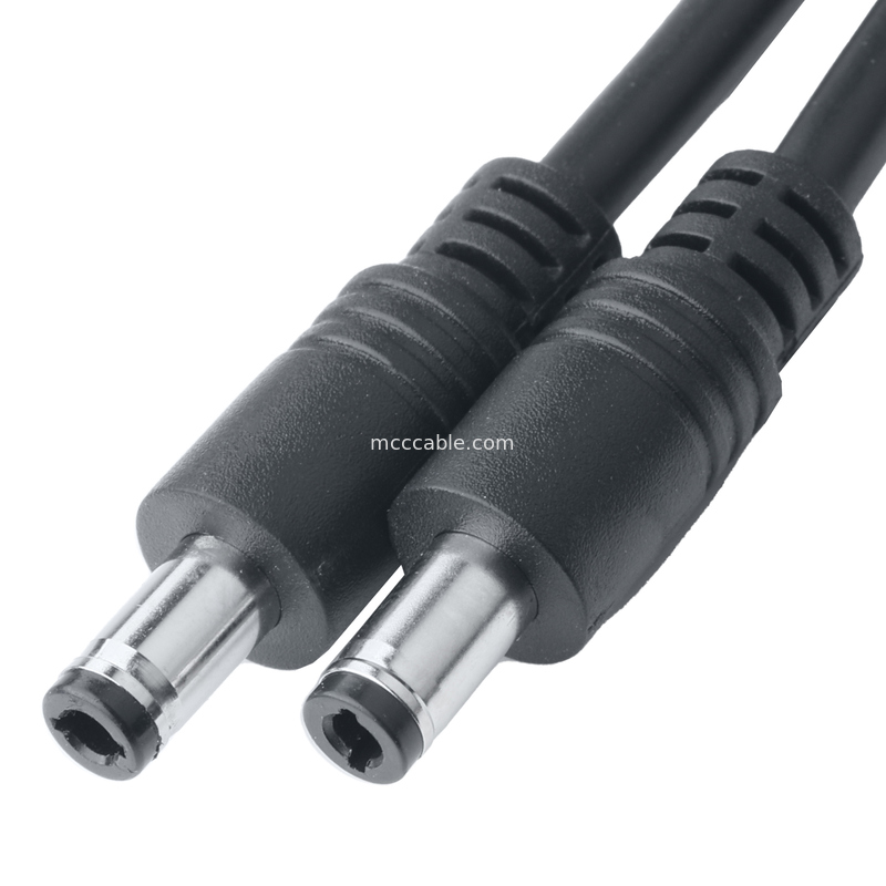 3.3mm Pitch to DC Plug 2.5x5.5mm مجموعة الكابلات - UL2464 20AWG PVC