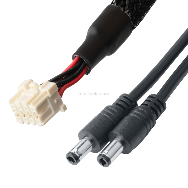 3.3mm Pitch to DC Plug 2.5x5.5mm مجموعة الكابلات - UL2464 20AWG PVC