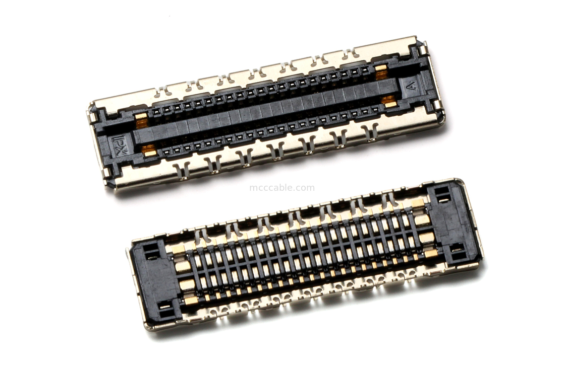 High-Speed Shielded Board-to-Board Receptacle Connector 0.35mm Pitch for Data Transmission