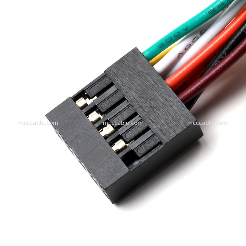 مجموعة كابلات Molex 2.54mm 10-Pin Front Panel للتطبيقات OEM المخصصة