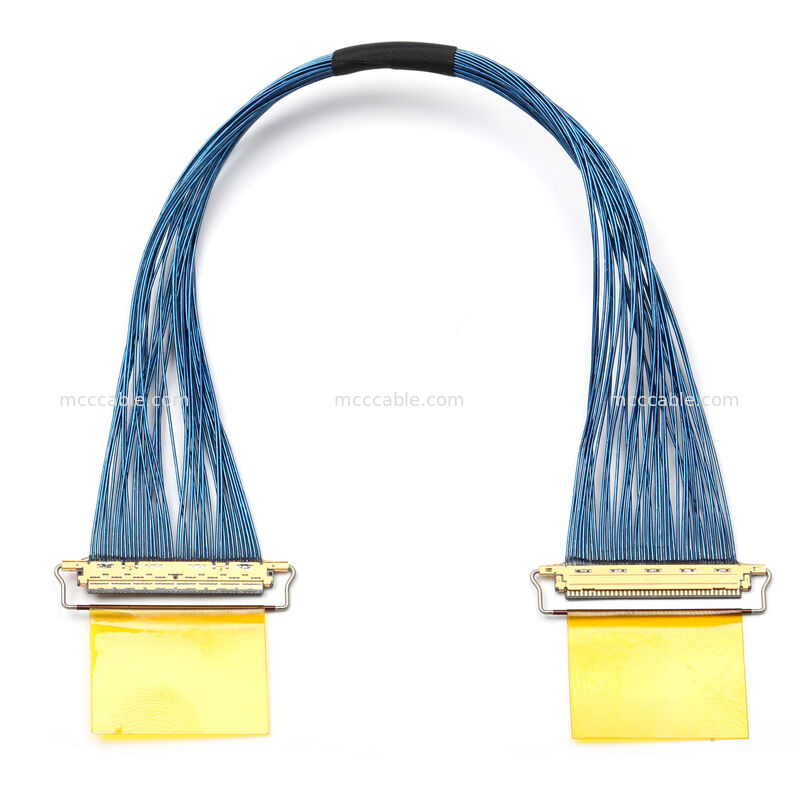 تجميع كابل مكواكسي صغير مع 20453-040T-01 رابط Custom OEM High-Speed Interconnect