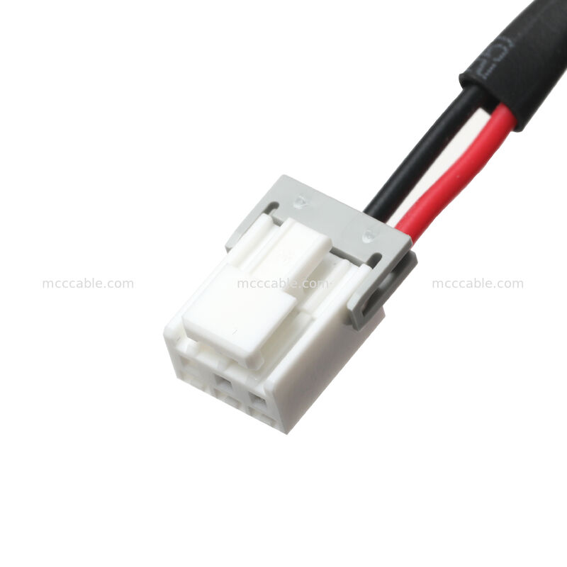 DC 5.5 × 2.1 الإناث إلى 3-Pin Wire Harness كابل التجميع