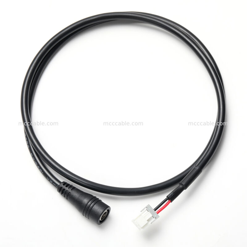 DC 5.5 × 2.1 الإناث إلى 3-Pin Wire Harness كابل التجميع