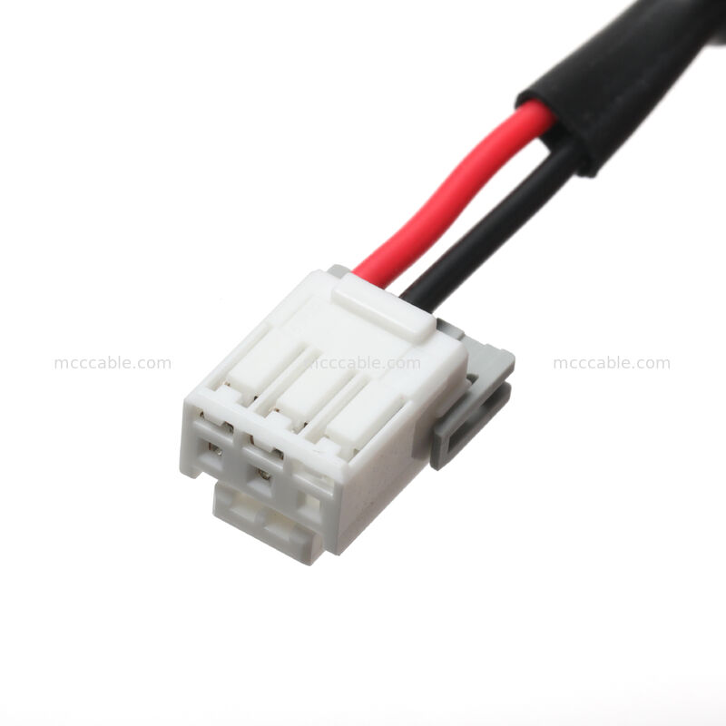 DC 5.5 × 2.1 الإناث إلى 3-Pin Wire Harness كابل التجميع