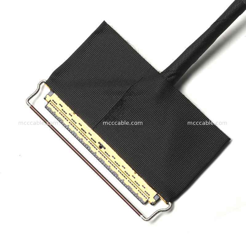 تجميع كابل العرض المخصص 20453 50Pin إلى 30Pin Micro Coax للوحات السائق LCD