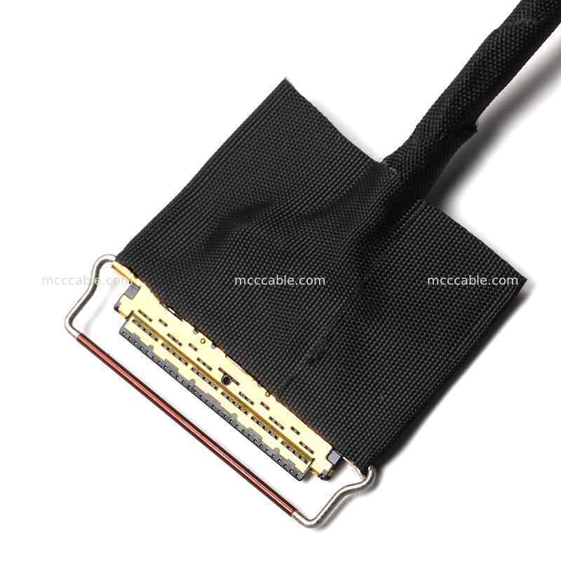 تجميع كابل العرض المخصص 20453 50Pin إلى 30Pin Micro Coax للوحات السائق LCD