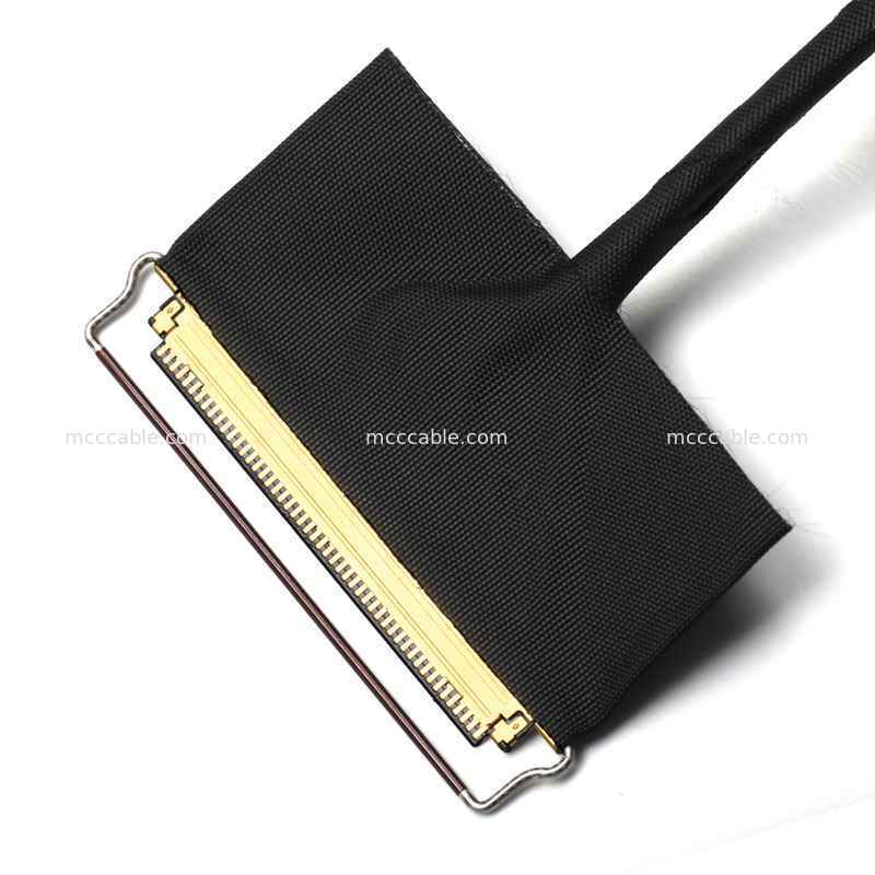تجميع كابل العرض المخصص 20453 50Pin إلى 30Pin Micro Coax للوحات السائق LCD
