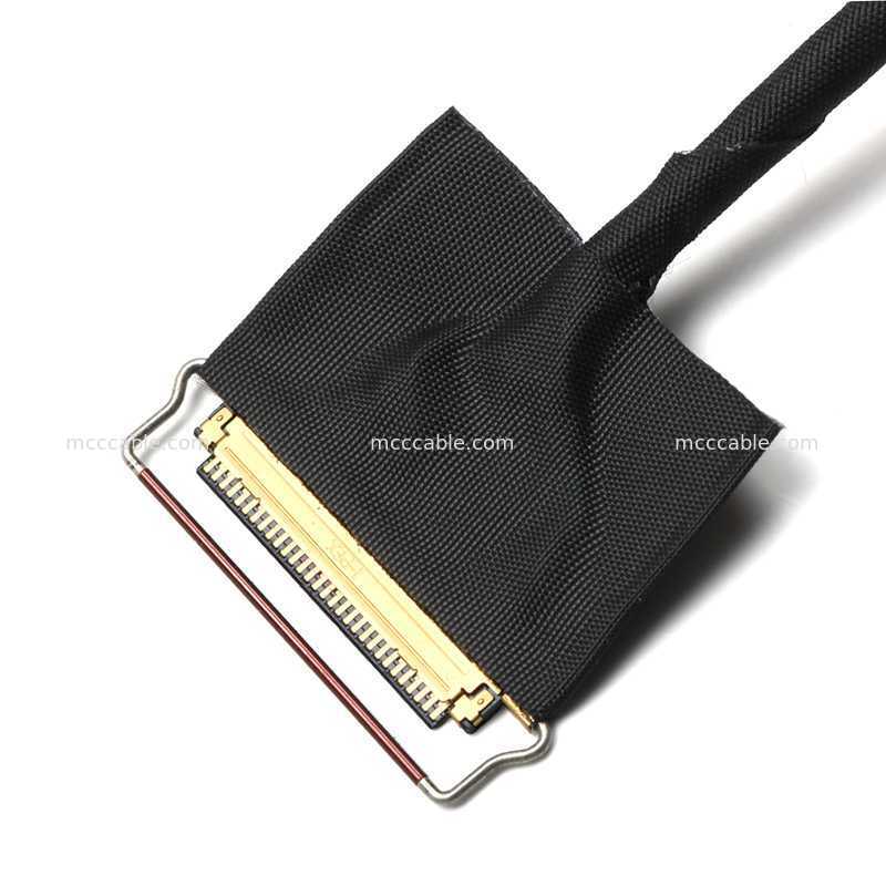 تجميع كابل العرض المخصص 20453 50Pin إلى 30Pin Micro Coax للوحات السائق LCD